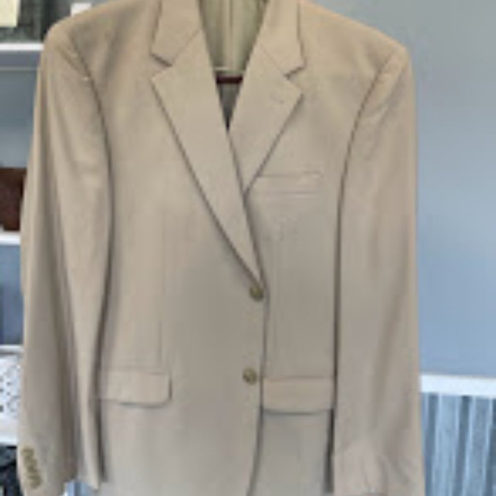 Ralph Lauren 2-Button All Wool Khaki Suit